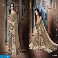LT Glitz Wholesale Satin border Ethnic Saree